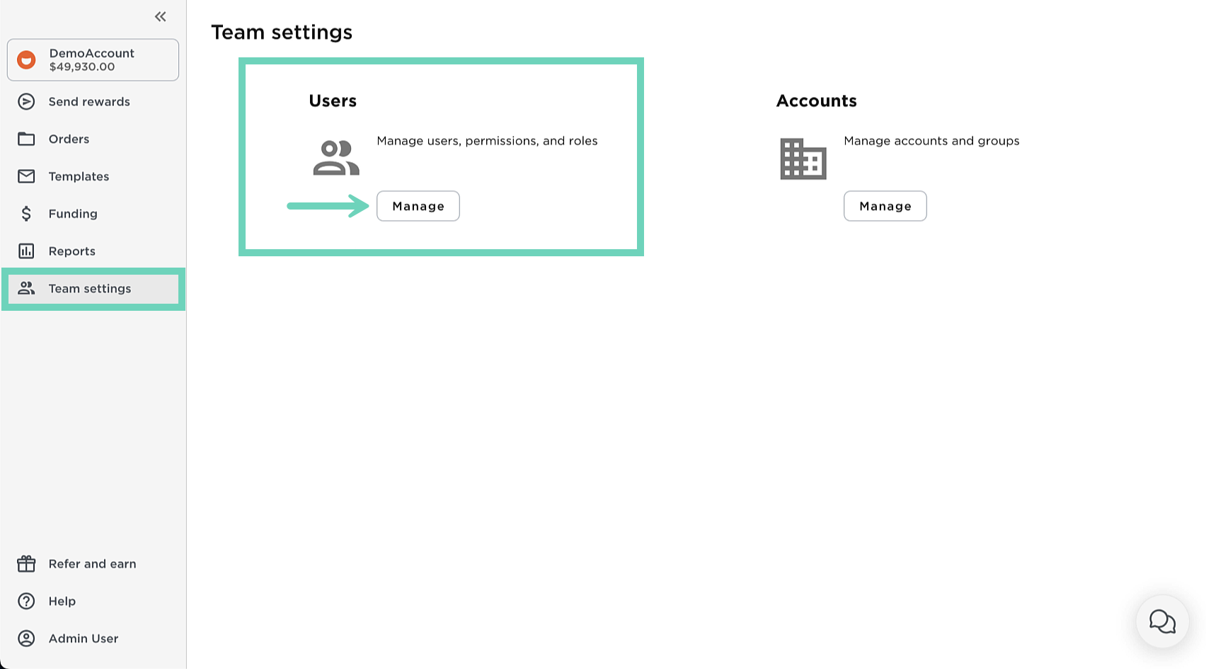 Add, edit, delete user profiles
