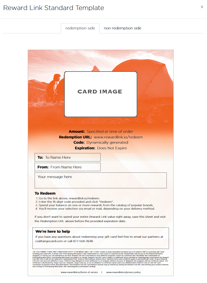 print template